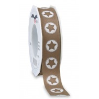 Ribbon Eco Friendly New Life Star Taupe 706 25 20 - 705